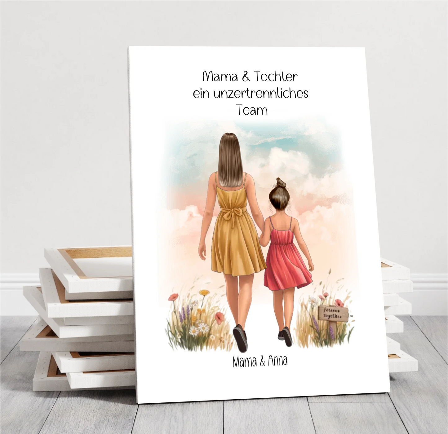 Mama & Tochter Sommer Poster