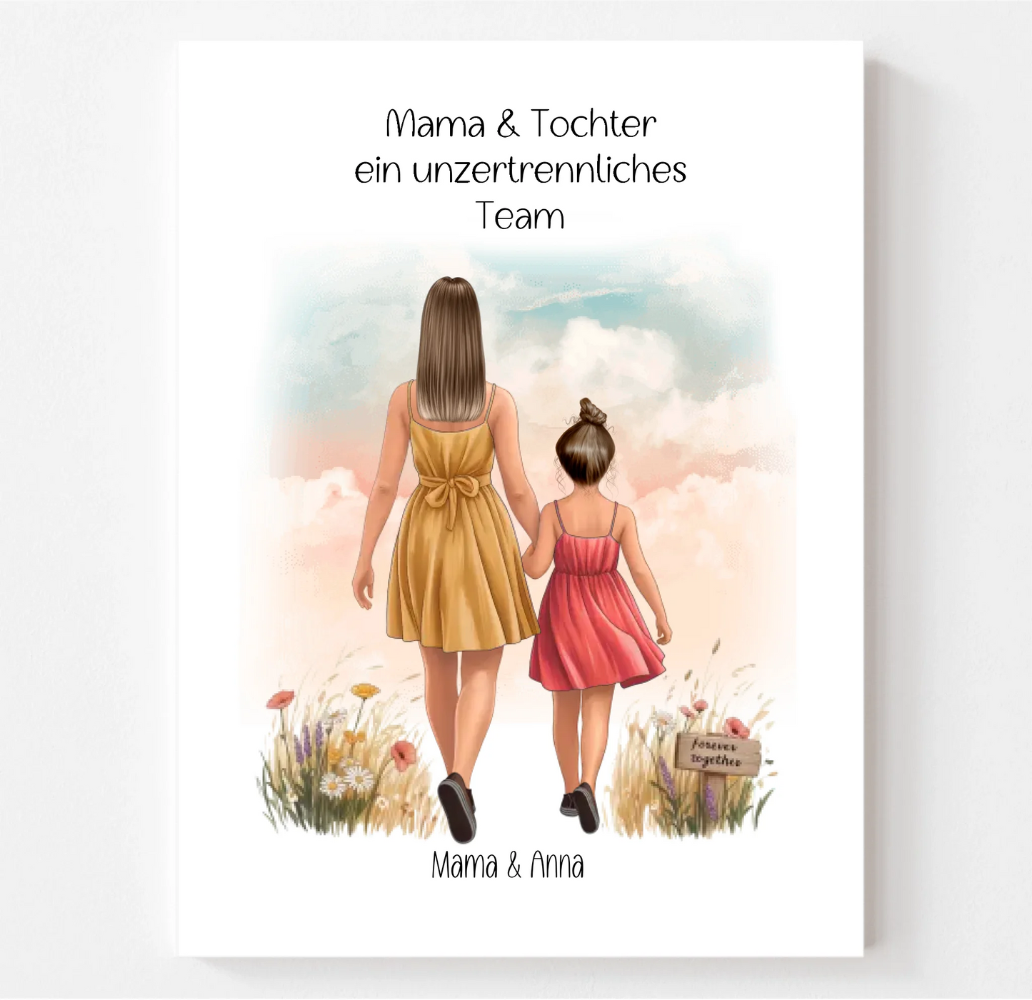 Mama & Tochter Sommer Poster