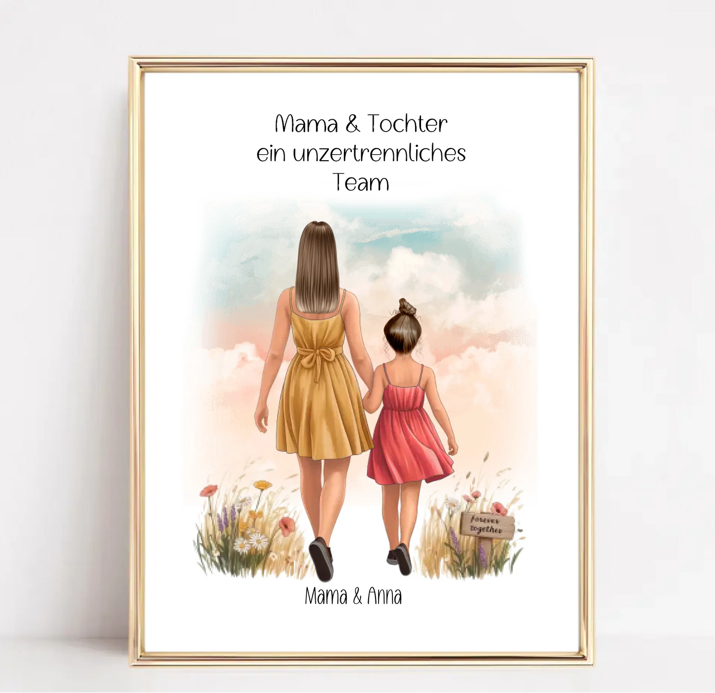 Mama & Tochter Sommer Poster