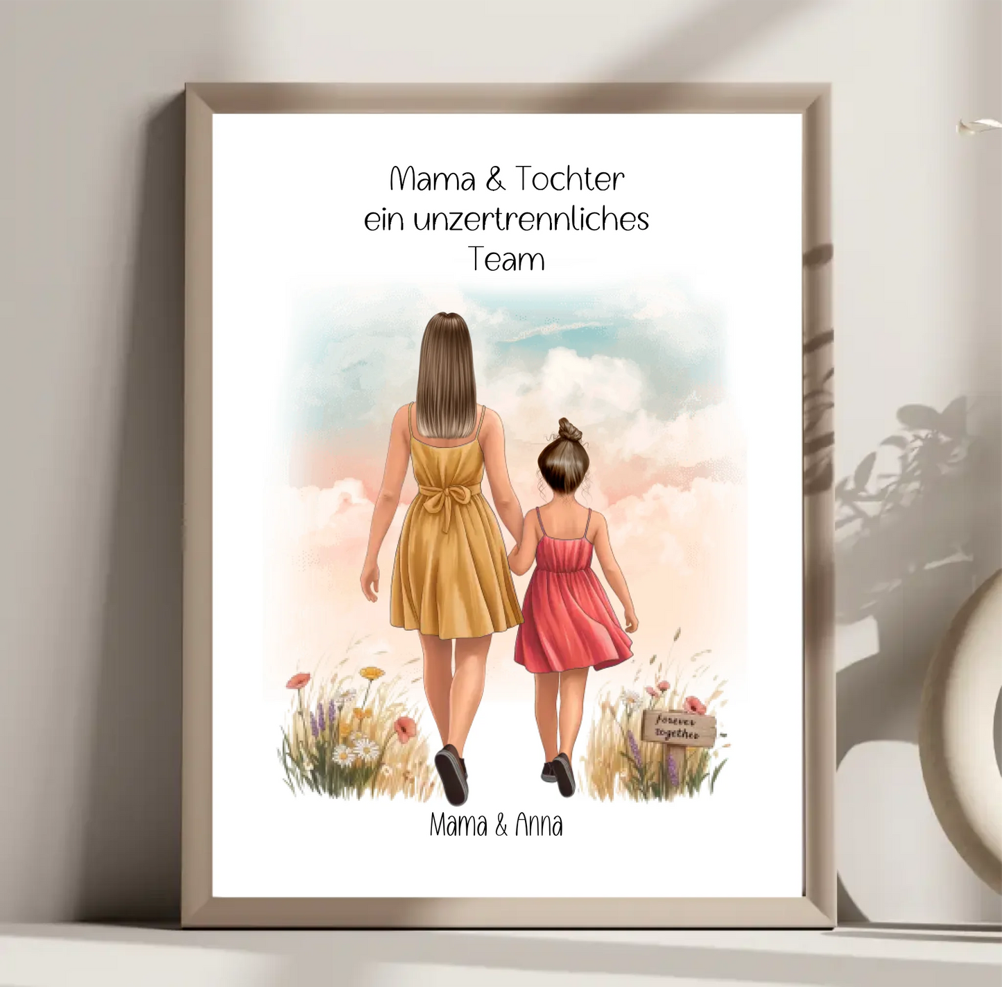Mama & Tochter Sommer Poster