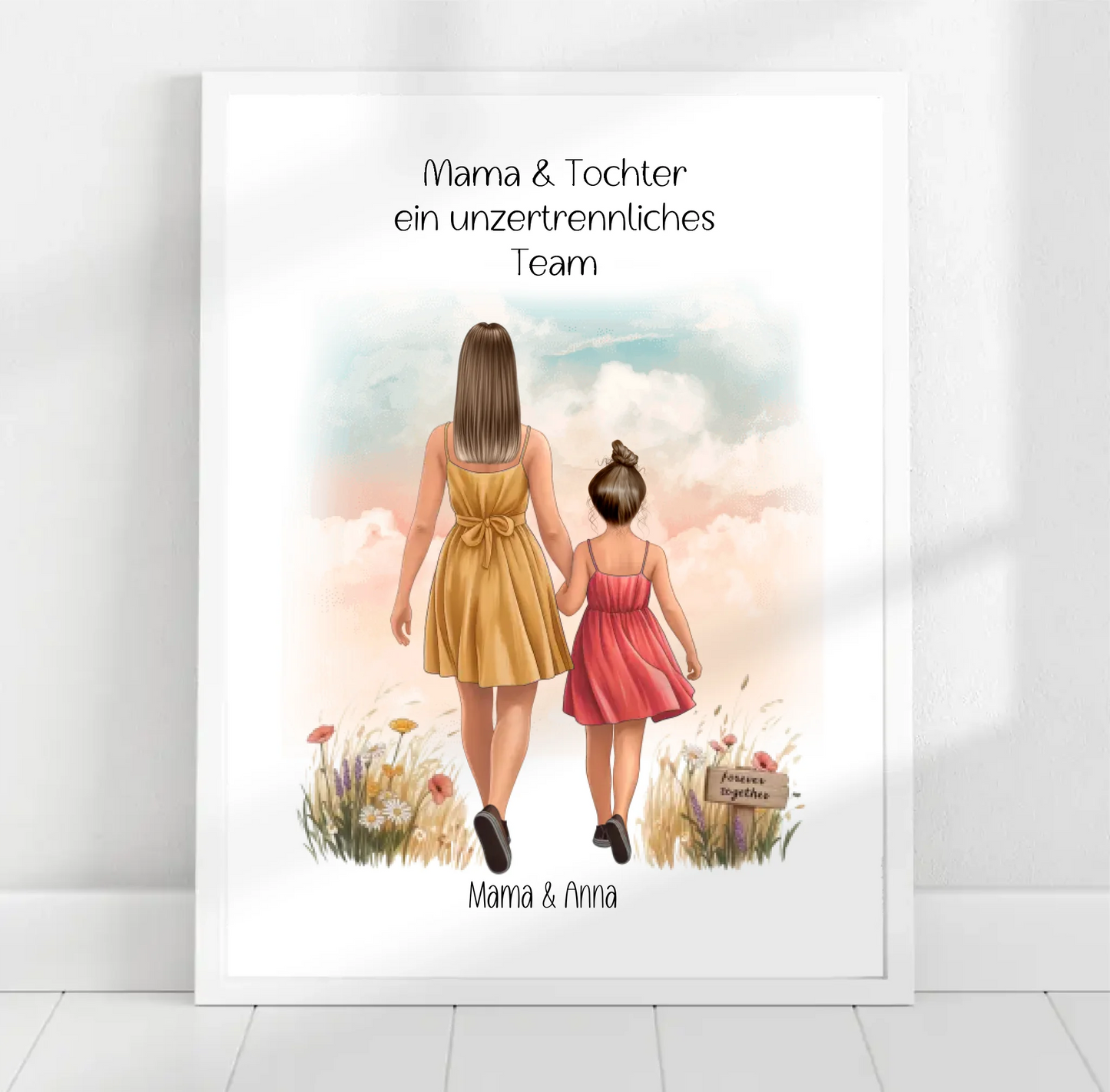 Mama & Tochter Sommer Poster