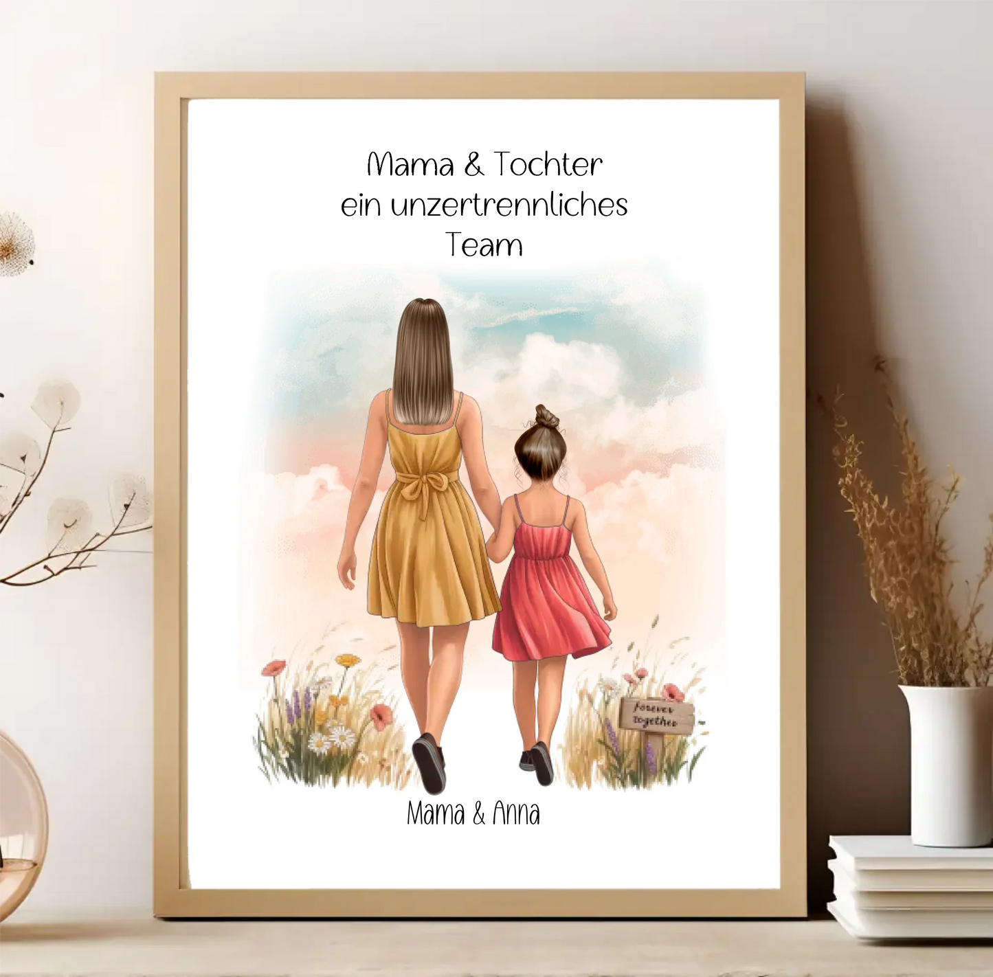 Mama & Tochter Sommer Poster