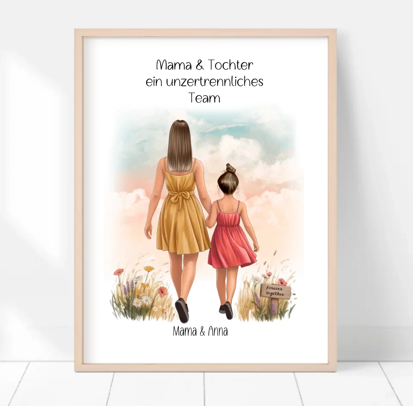 Mama & Tochter Sommer Poster