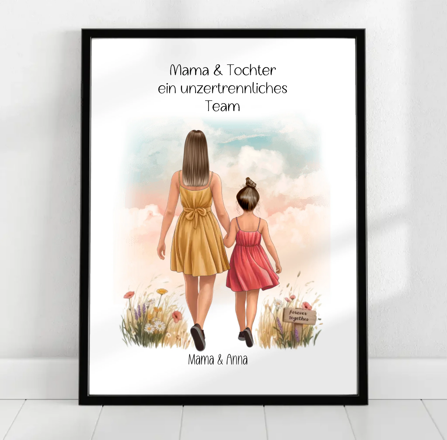 Mama & Tochter Sommer Poster