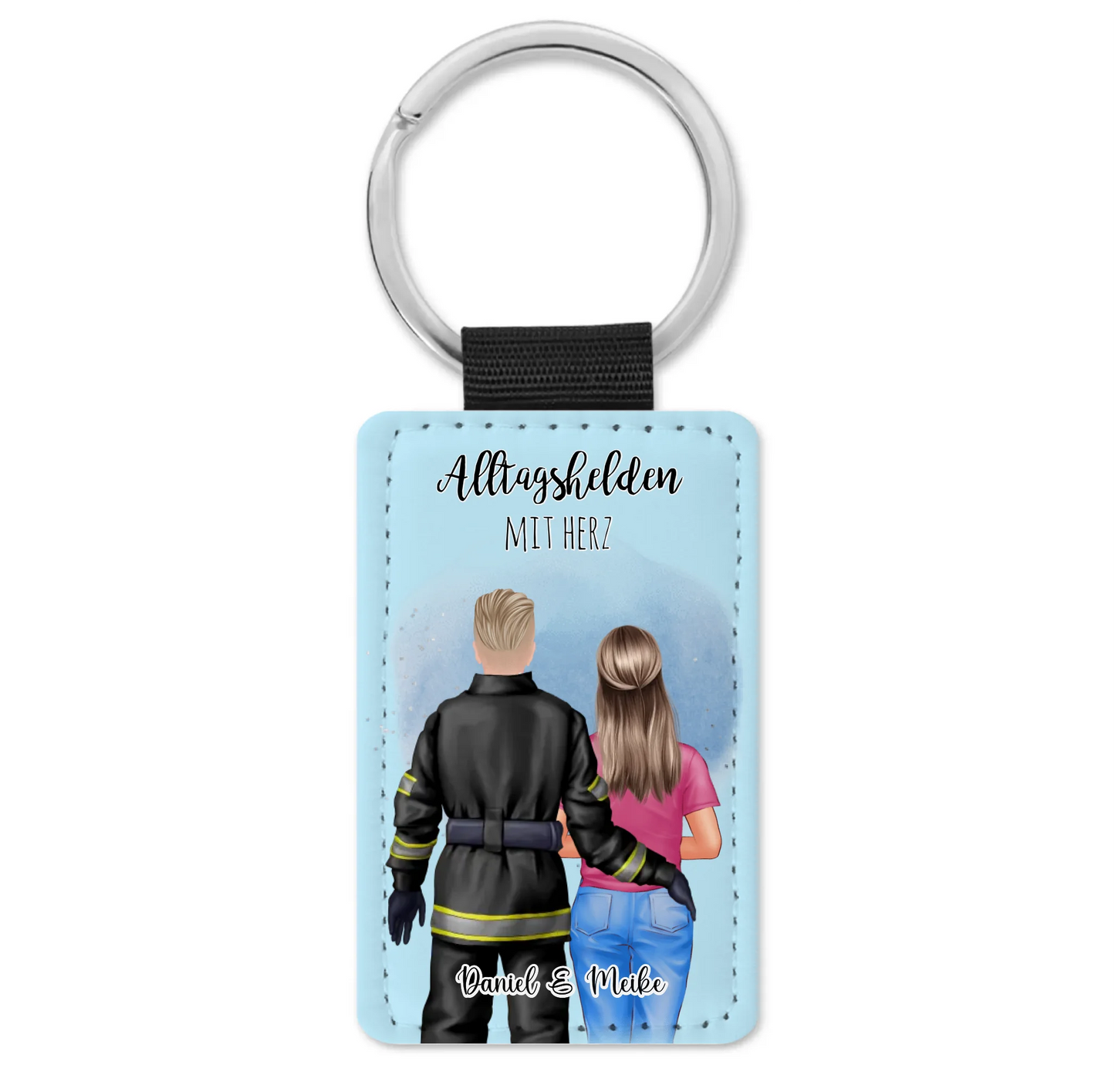 Schlüsselanhänger Feuerwehr & Frau