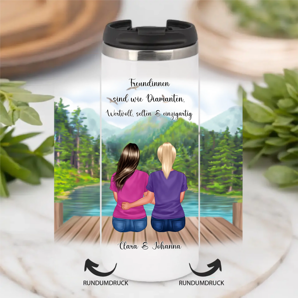 Freundin Tasse / Thermobecher