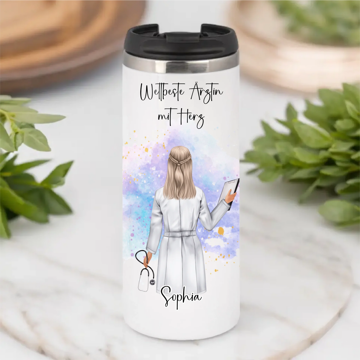 Personalisierte Tasse / Thermobecher Arzt Bestseller #1 Geschenk