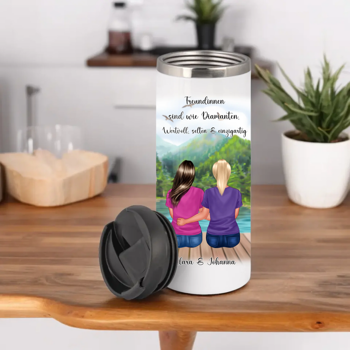 Freundin Tasse / Thermobecher