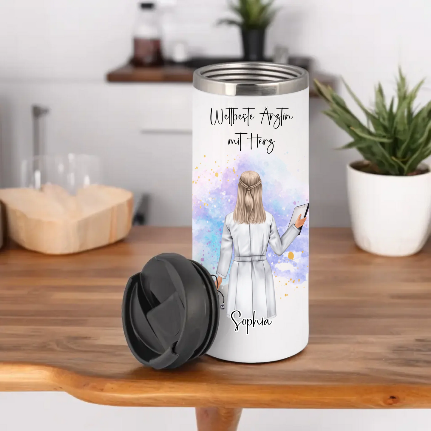 Personalisierte Tasse / Thermobecher Arzt Bestseller #1 Geschenk