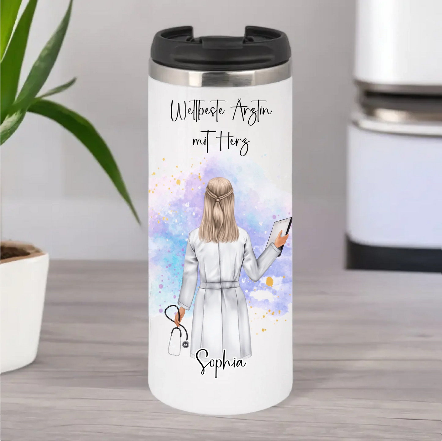 Personalisierte Tasse / Thermobecher Arzt Bestseller #1 Geschenk