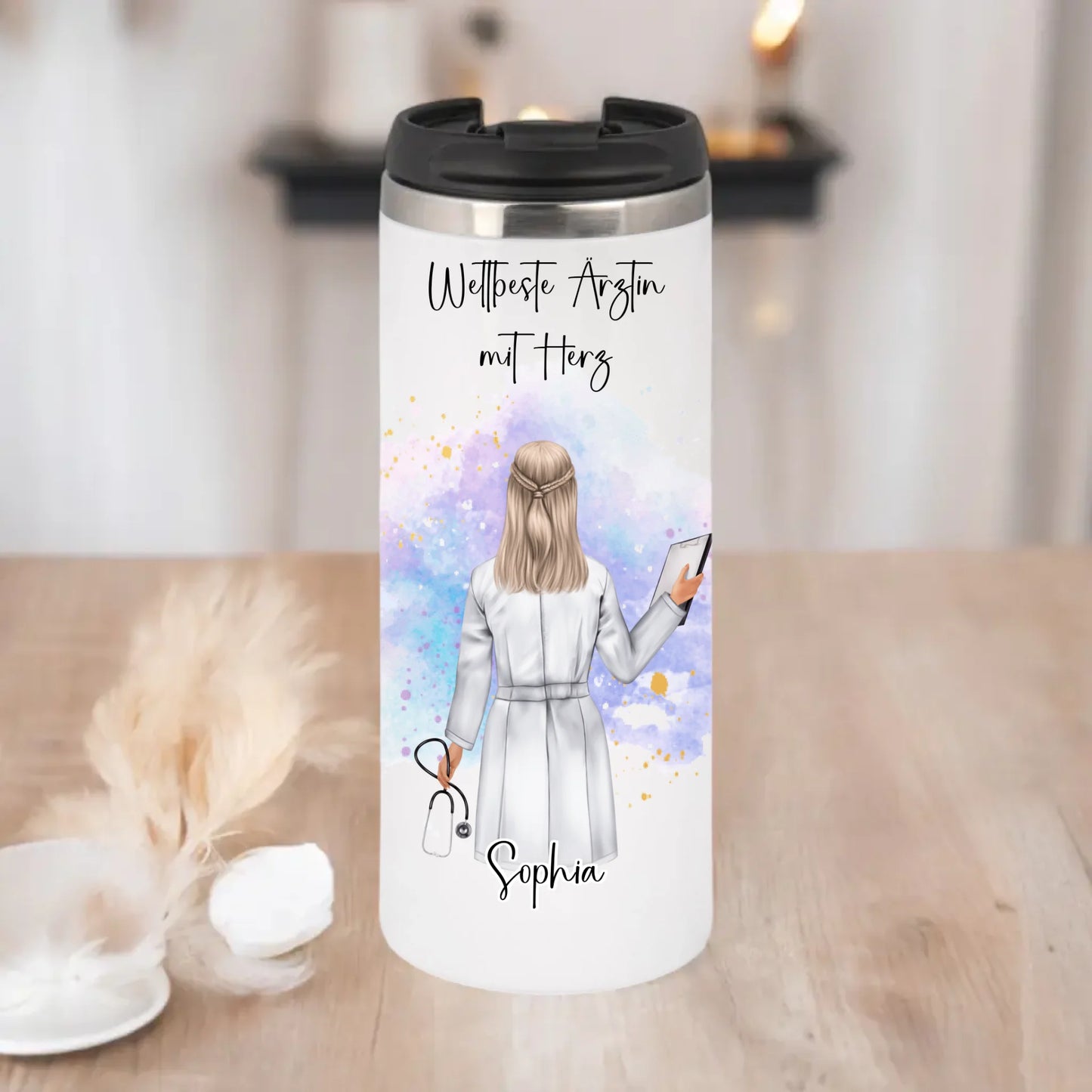 Personalisierte Tasse / Thermobecher Arzt Bestseller #1 Geschenk