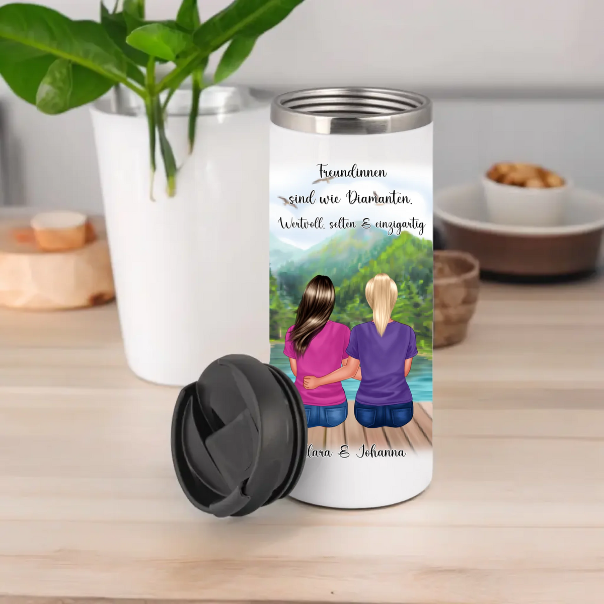 Freundin Tasse / Thermobecher