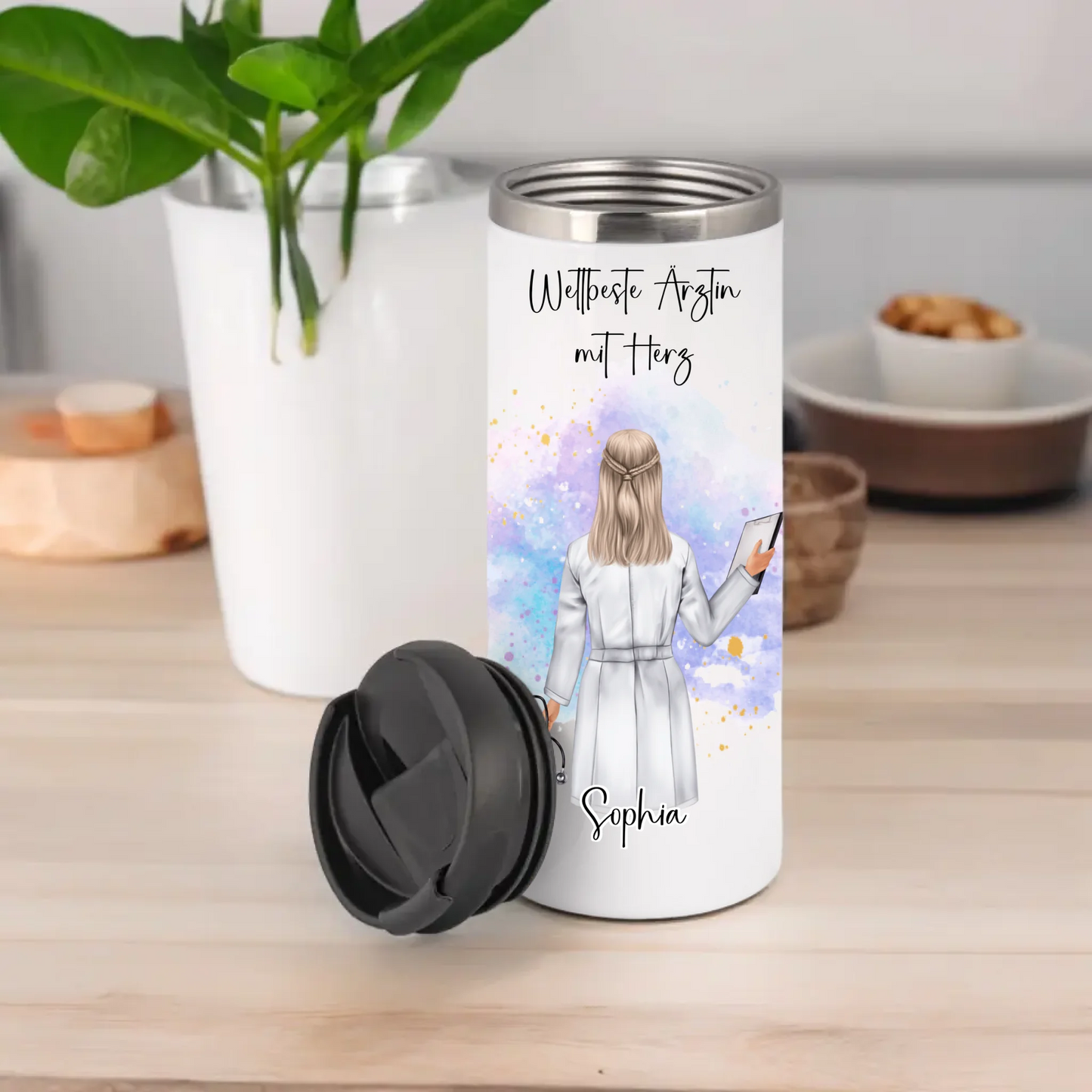 Personalisierte Tasse / Thermobecher Arzt Bestseller #1 Geschenk