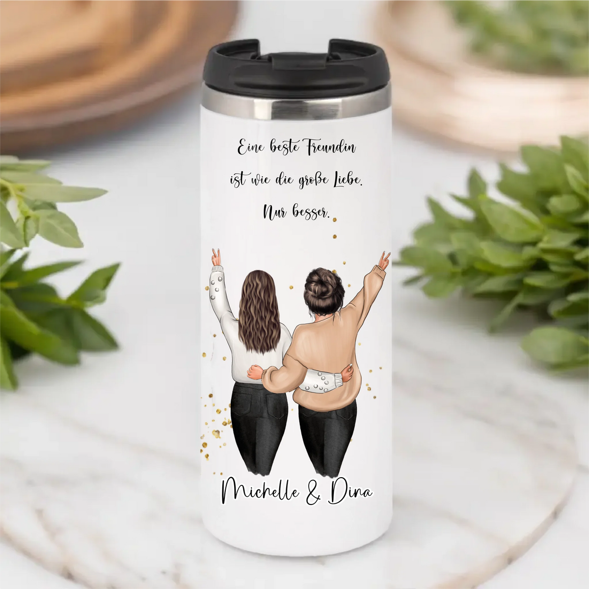 Freundin Tasse / Thermobecher