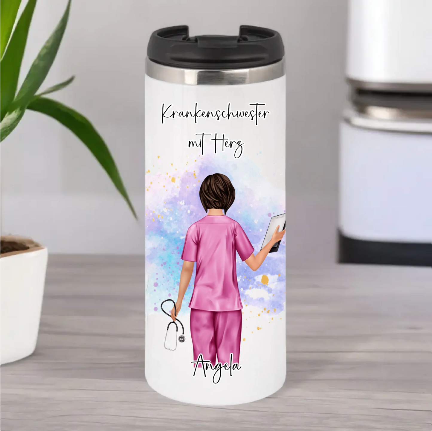 Personalisierte Krankenschwester Tasse / Thermobecher