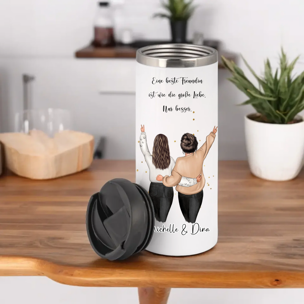 Freundin Tasse / Thermobecher