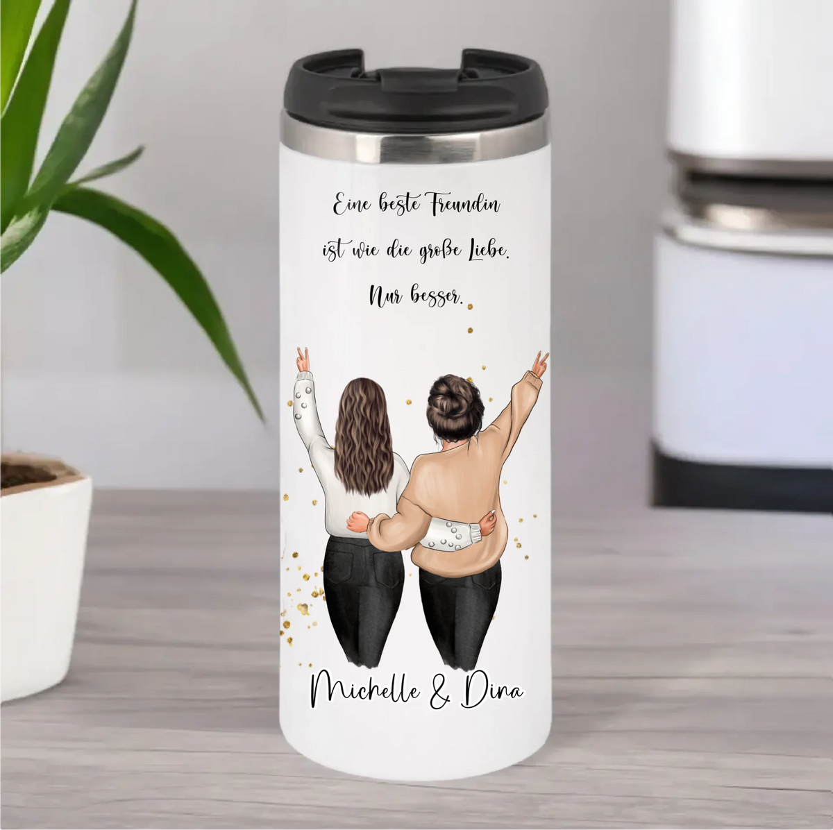 Freundin Tasse / Thermobecher