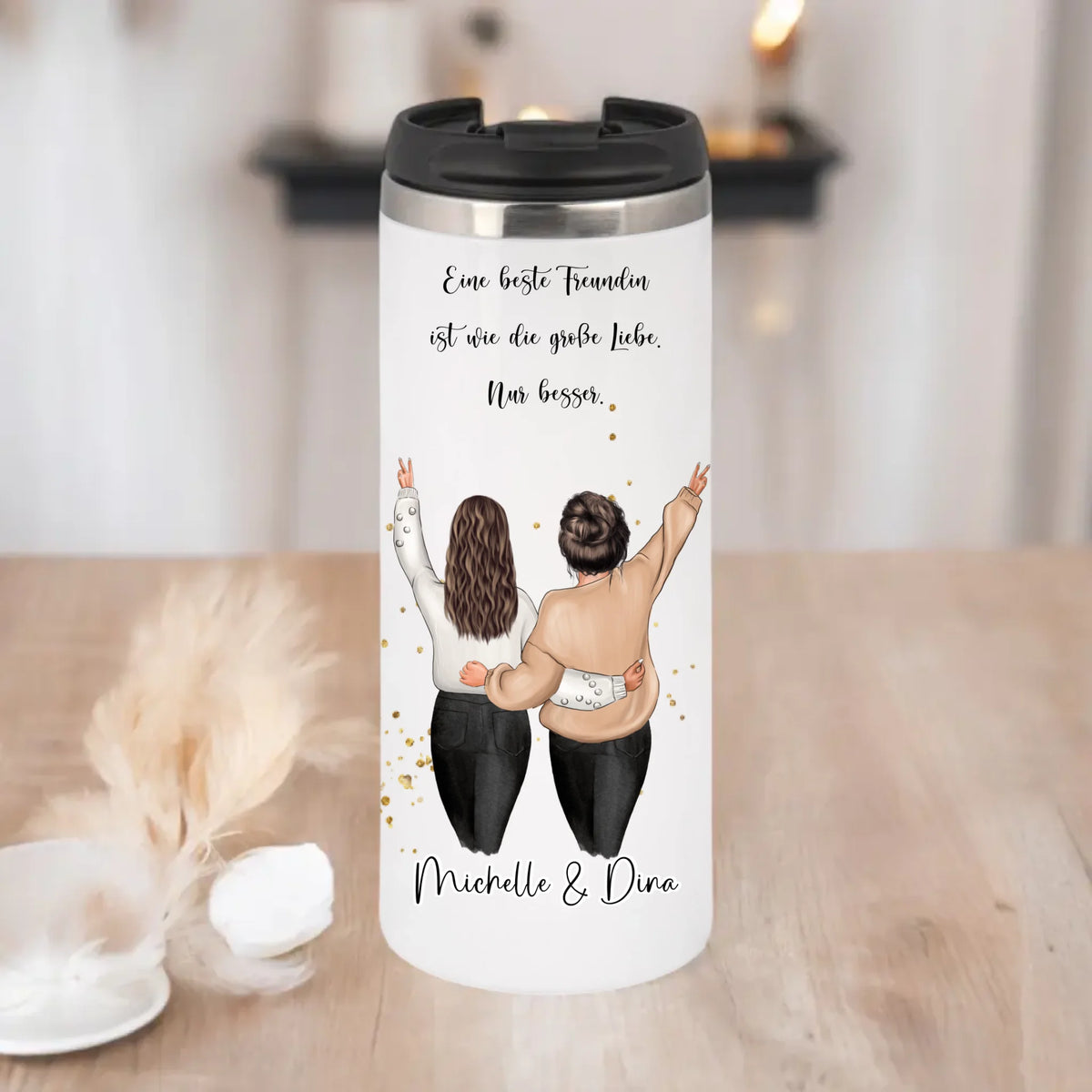 Freundin Tasse / Thermobecher