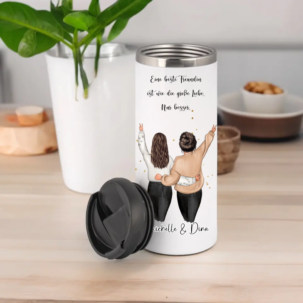 Freundin Tasse / Thermobecher