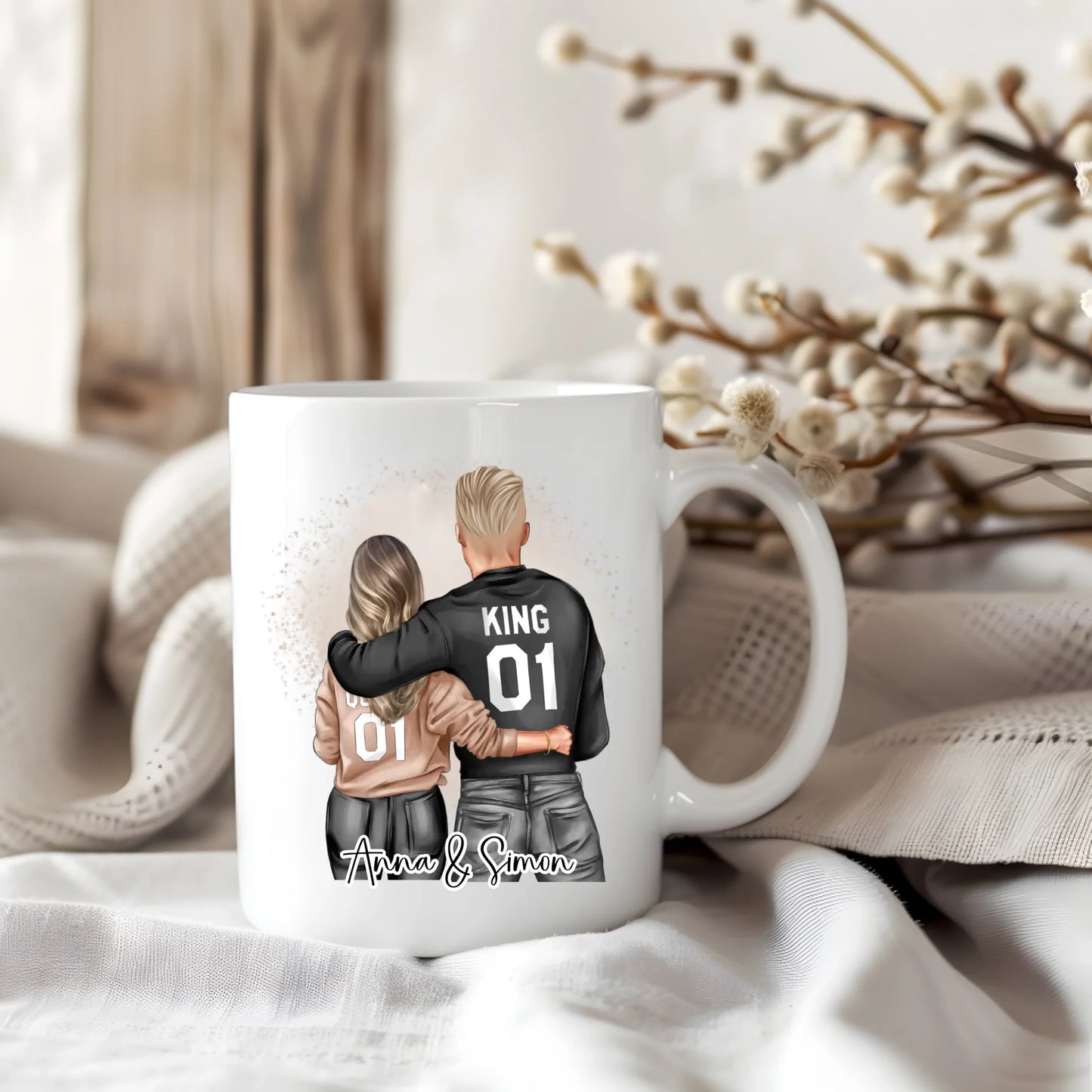 Paar Tasse / Thermobecher, Geschenk Paar, Geschenk Freund, Geschenk Freundin