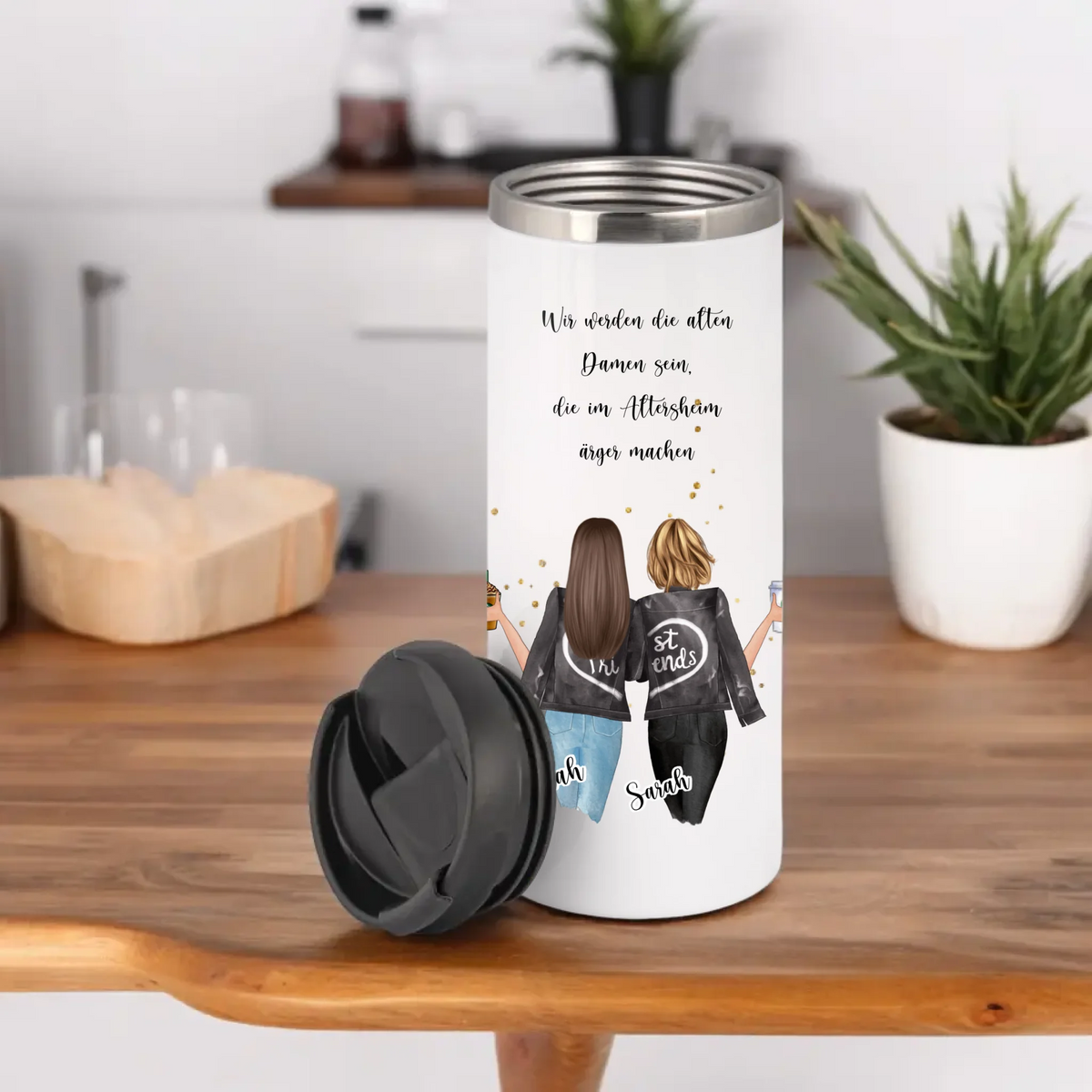Freundinnen Tasse / Thermobecher