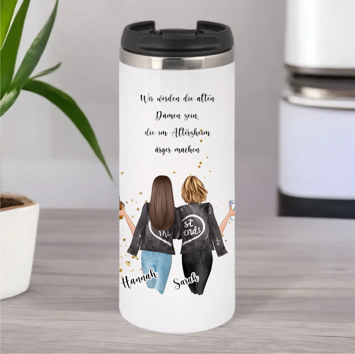 Freundinnen Tasse / Thermobecher