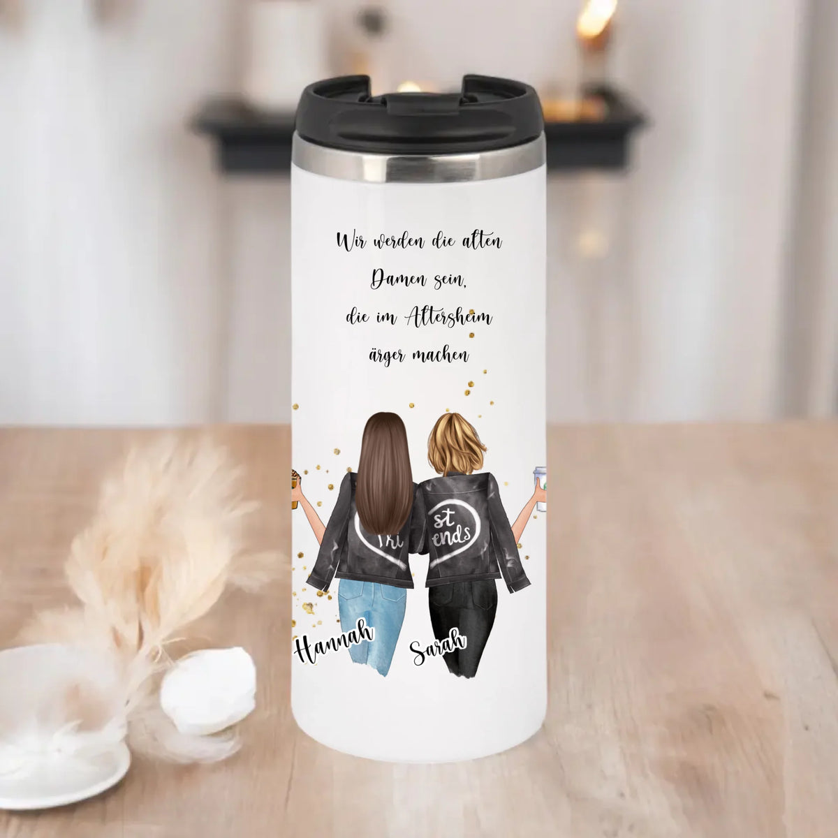 Freundinnen Tasse / Thermobecher