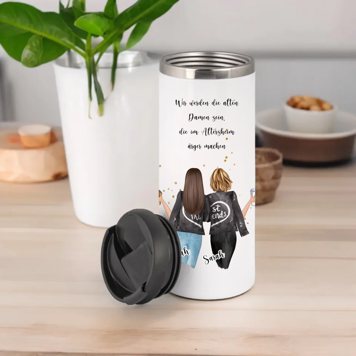Freundinnen Tasse / Thermobecher