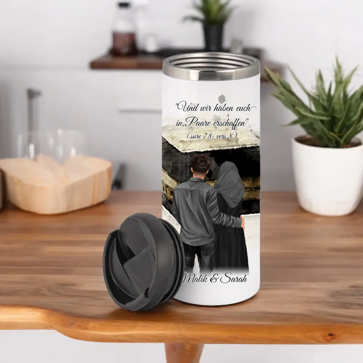 Muslim Couple Tasse / Thermobecher