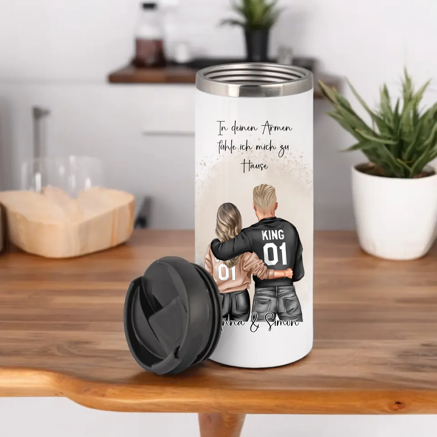 Paar Tasse / Thermobecher, Geschenk Paar, Geschenk Freund, Geschenk Freundin