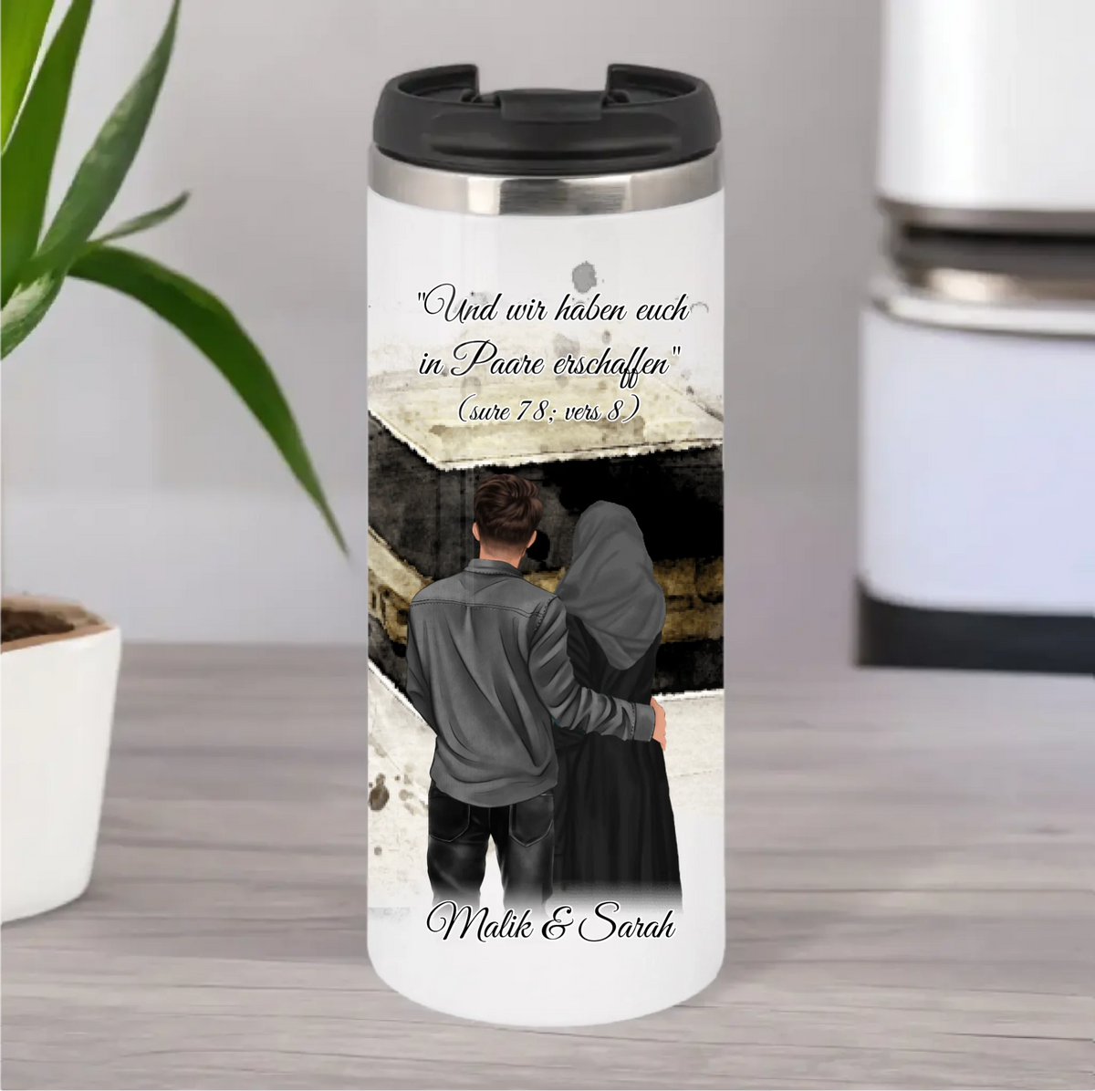 Muslim Couple Tasse / Thermobecher
