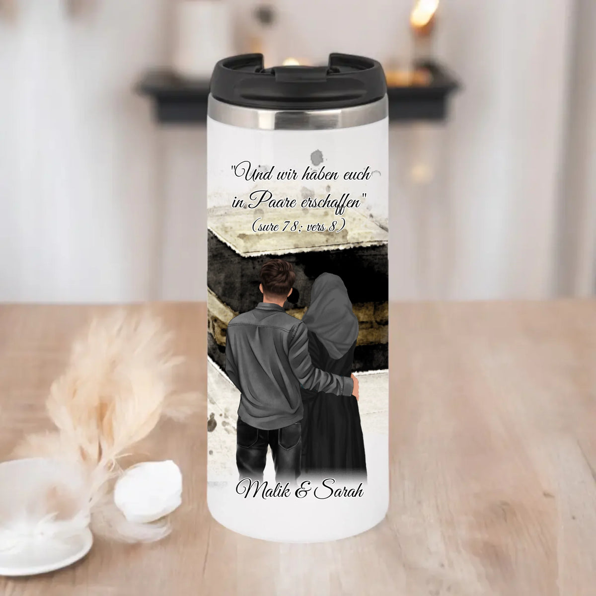 Muslim Couple Tasse / Thermobecher