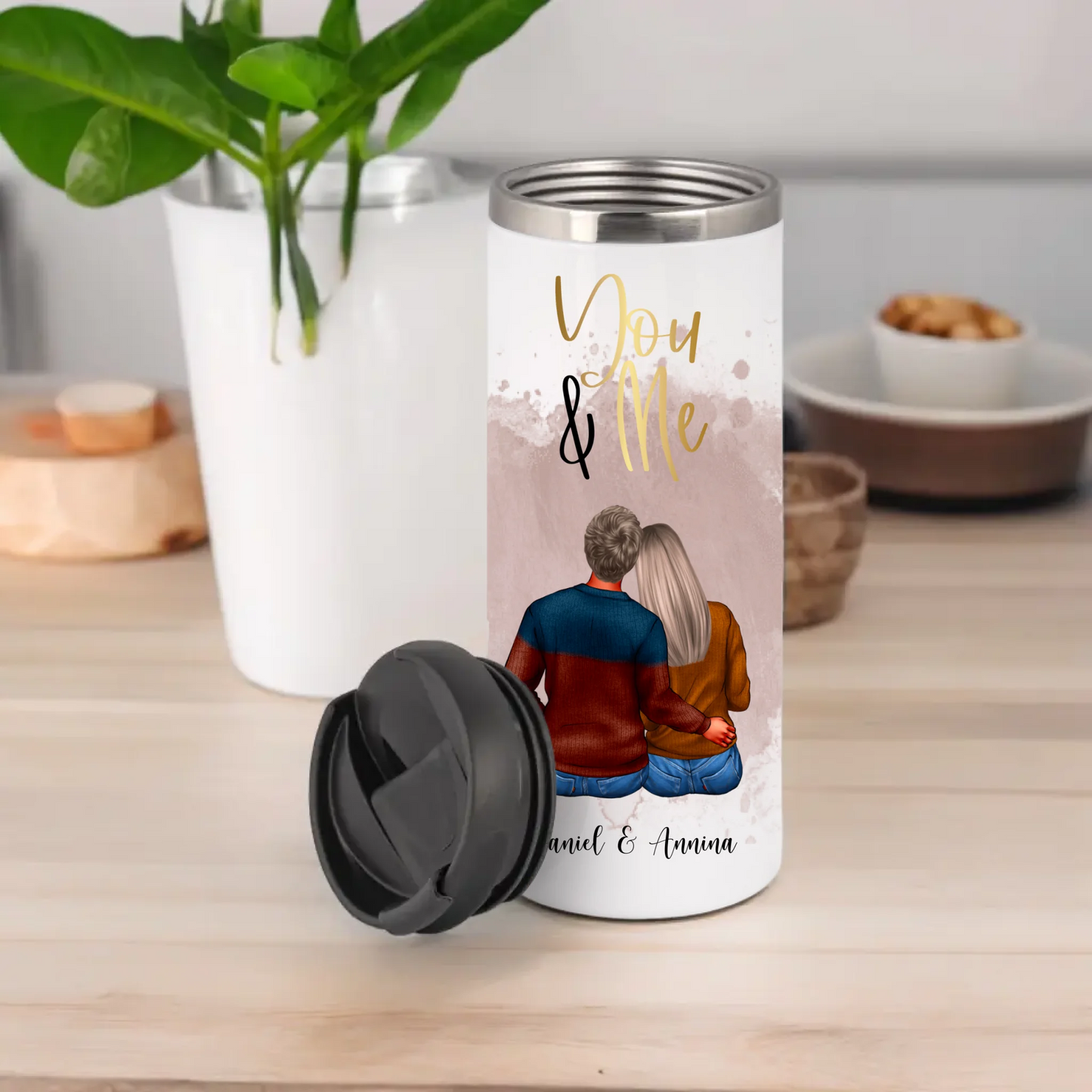 Pärchen Tasse / Thermobecher