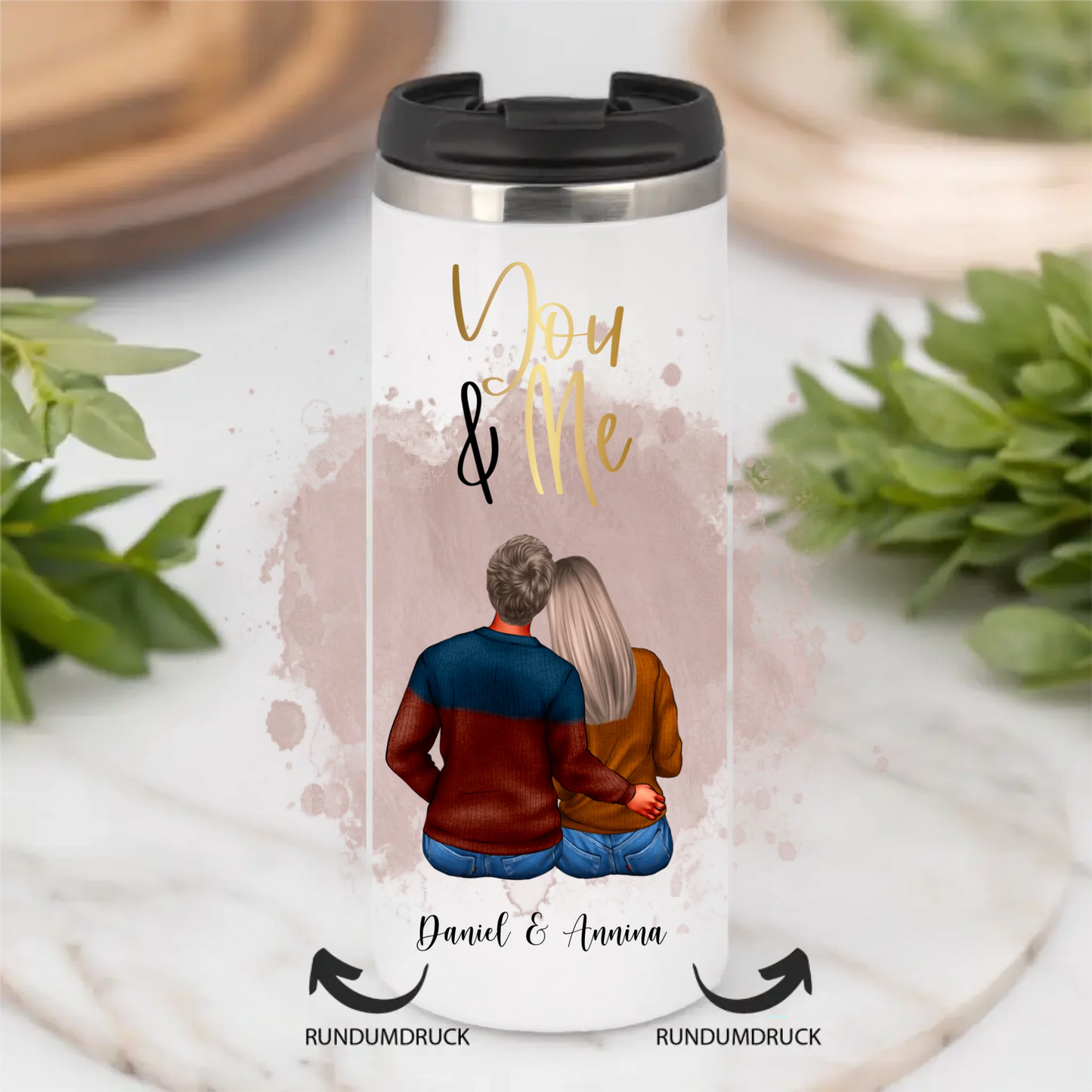 Pärchen Tasse / Thermobecher
