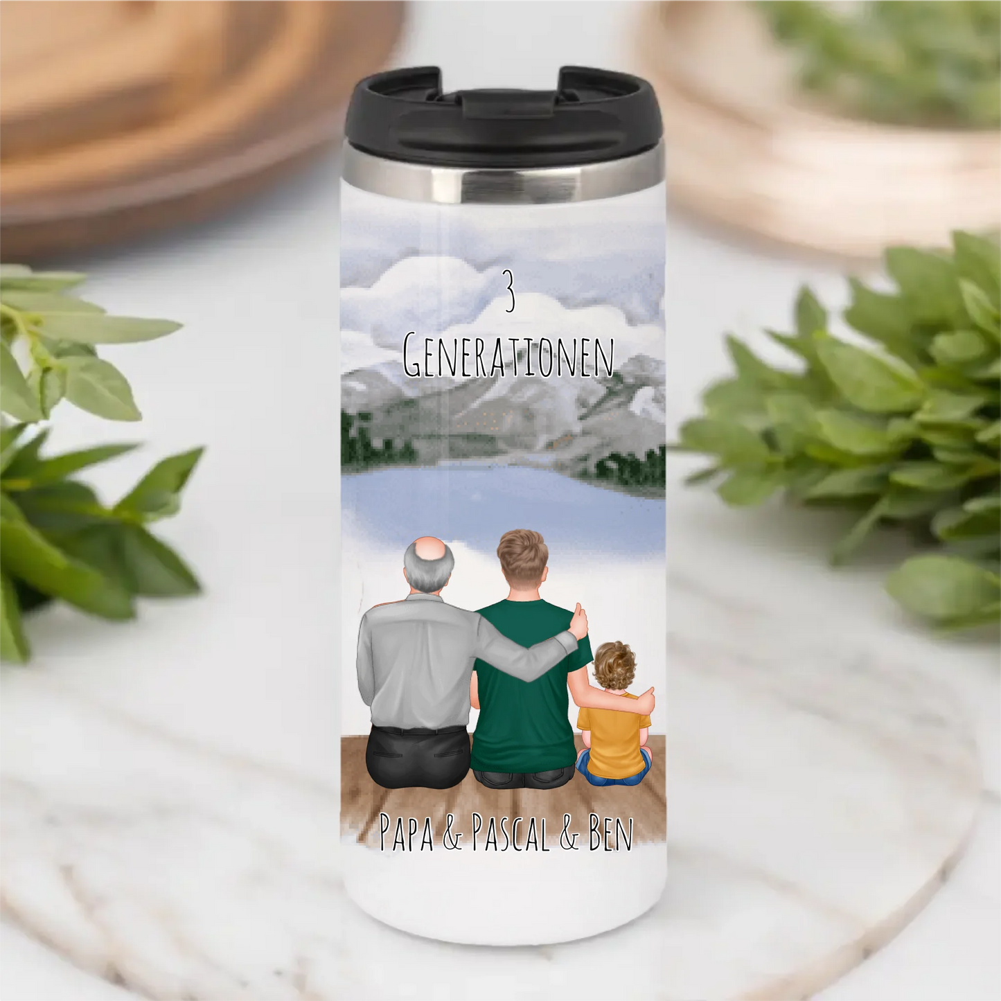 Vater, Sohn & Enkel Tasse / Thermobecher