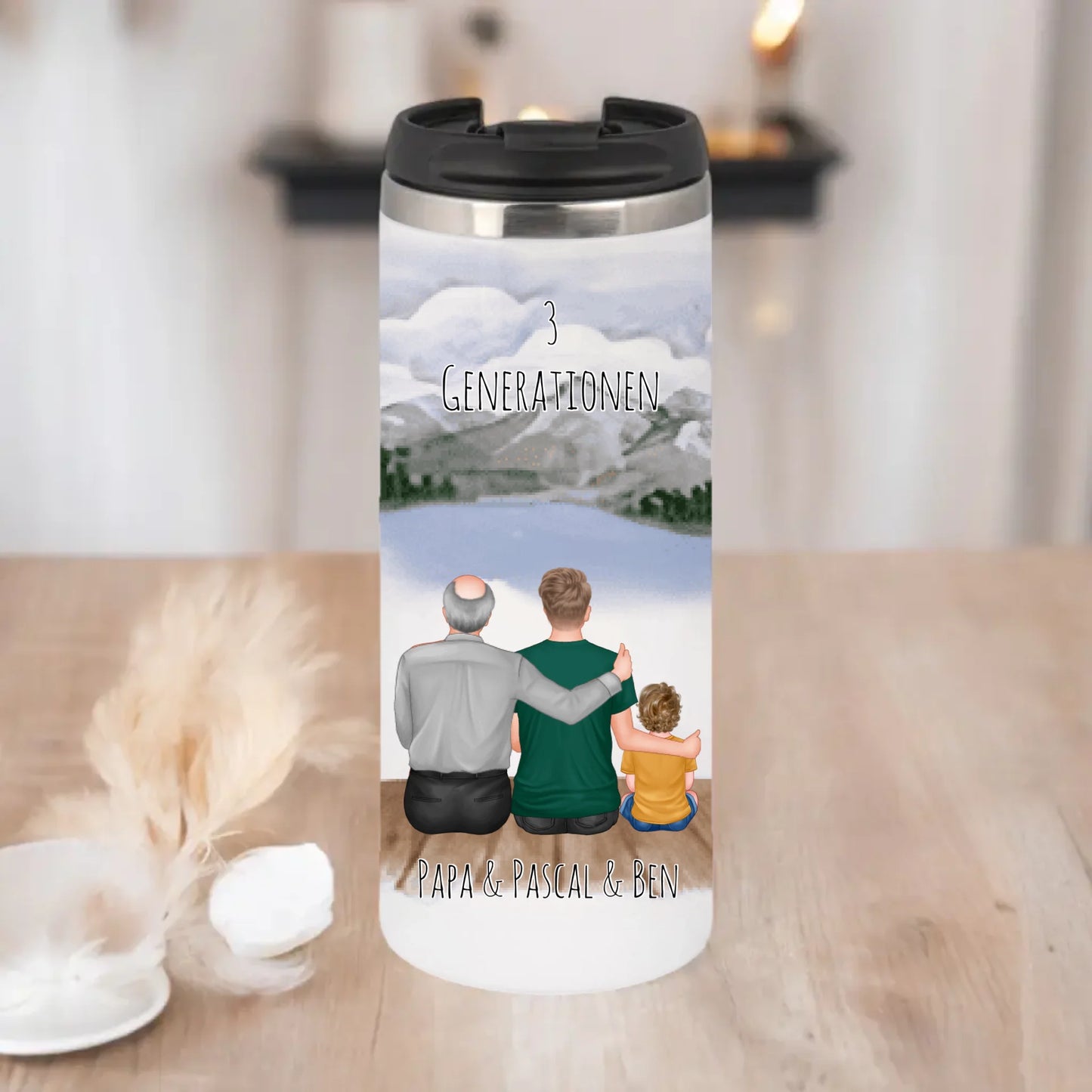 Vater, Sohn & Enkel Tasse / Thermobecher