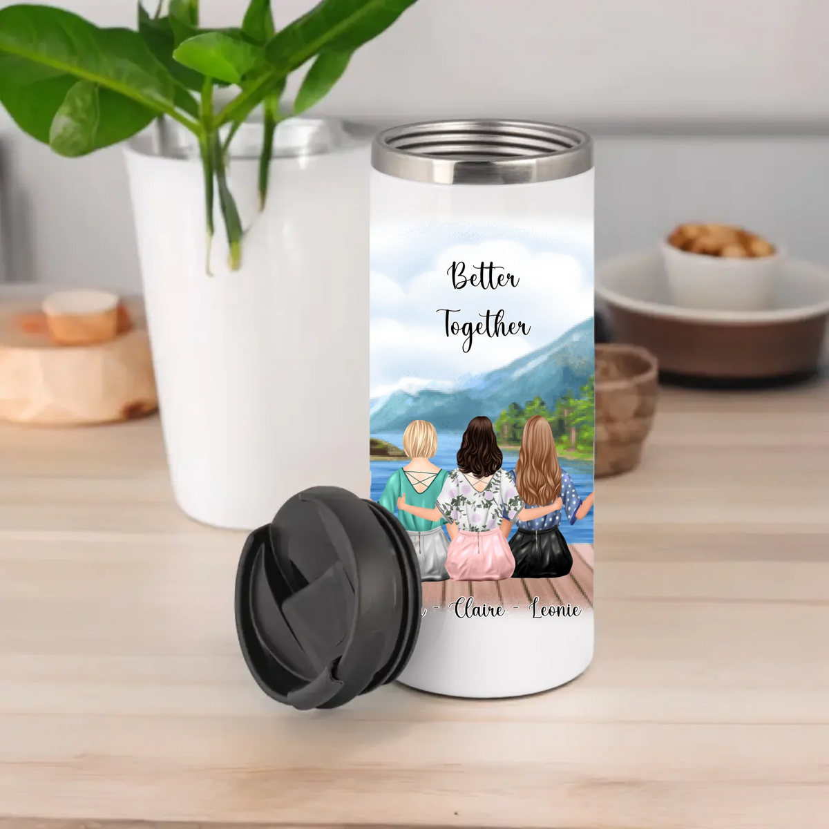 2 - 3 Freundinnen Tasse / Thermobecher