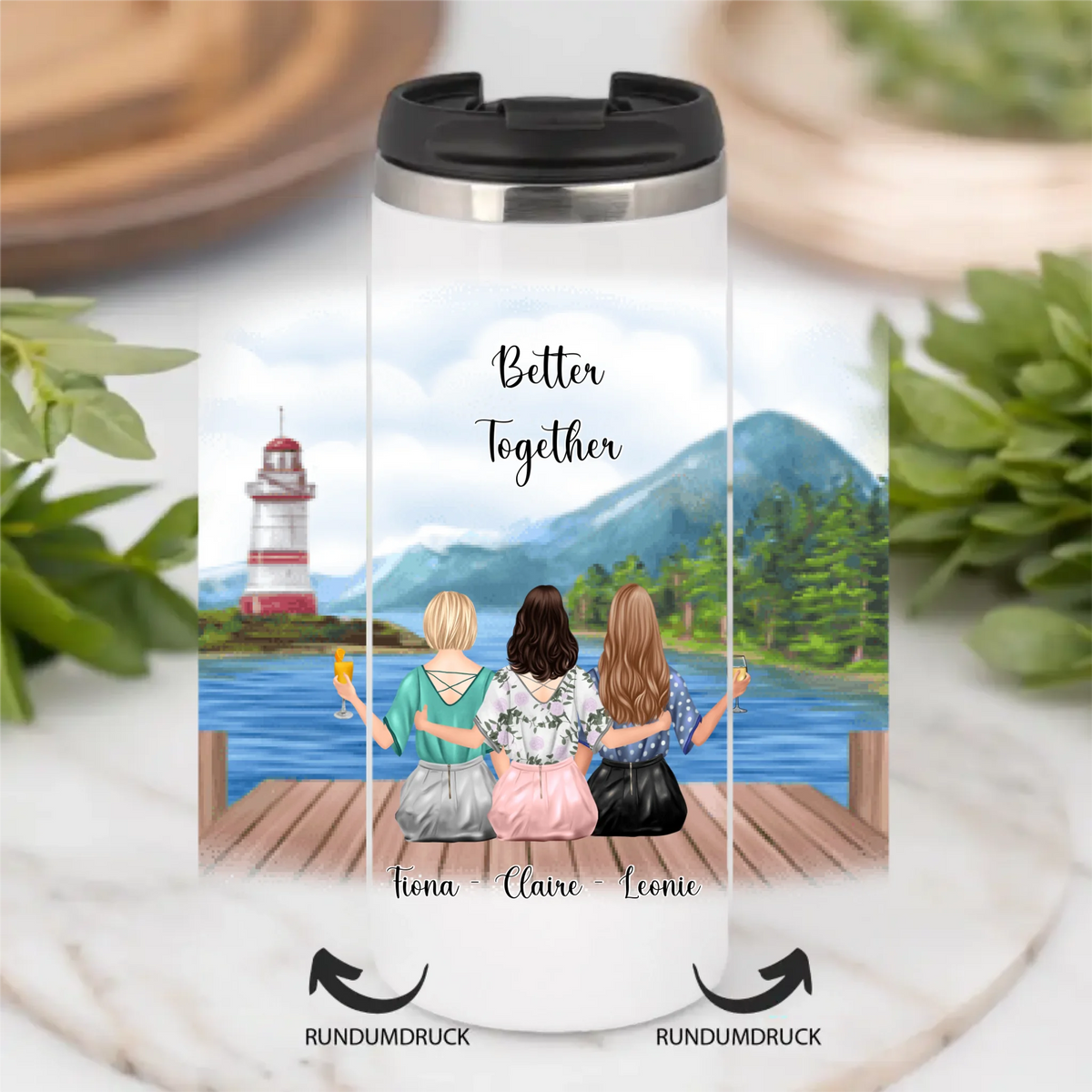 2 - 3 Freundinnen Tasse / Thermobecher