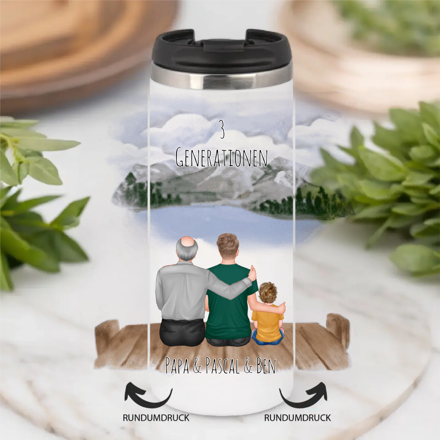 Vater, Sohn & Enkel Tasse / Thermobecher