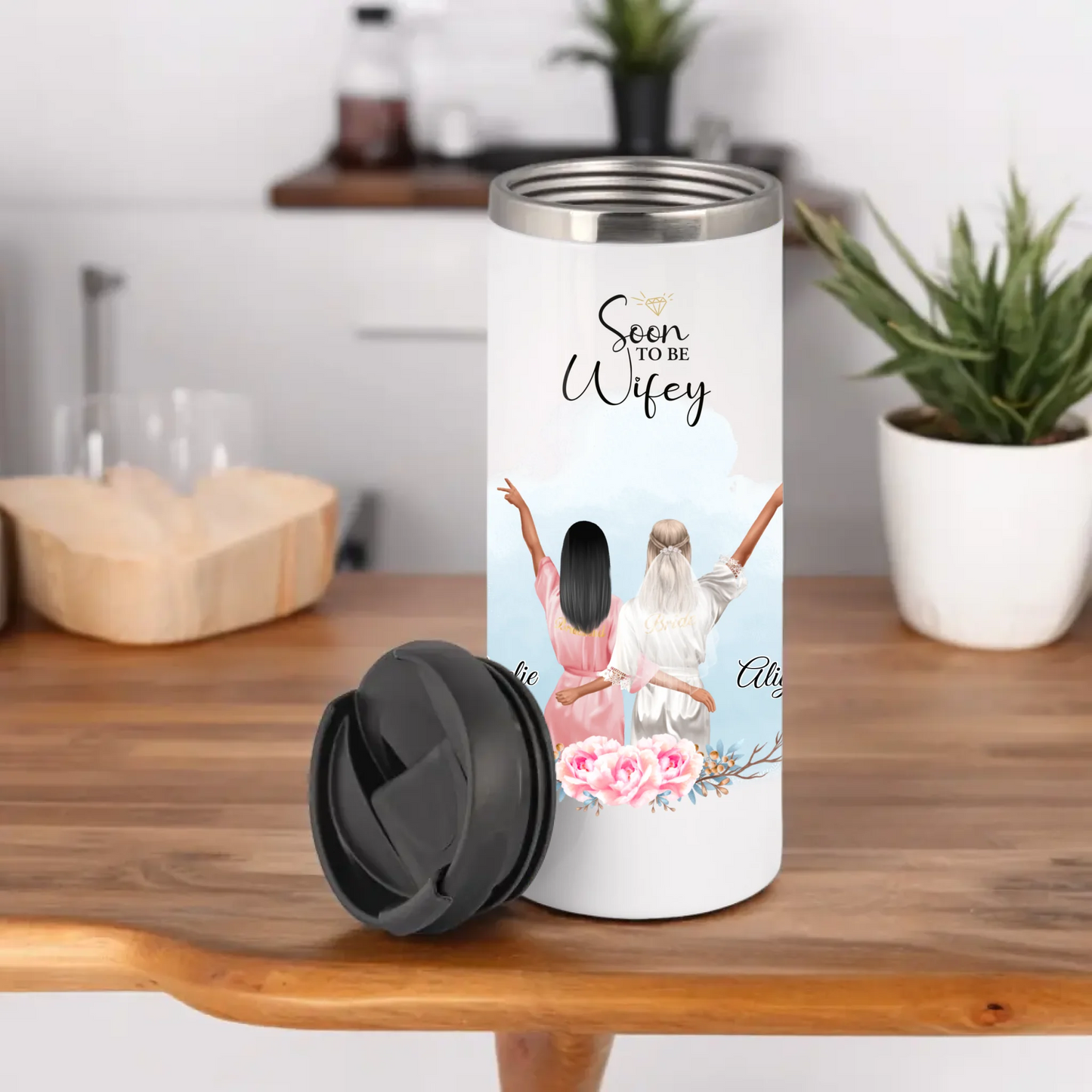Braut & Freundin Tasse / Thermobecher