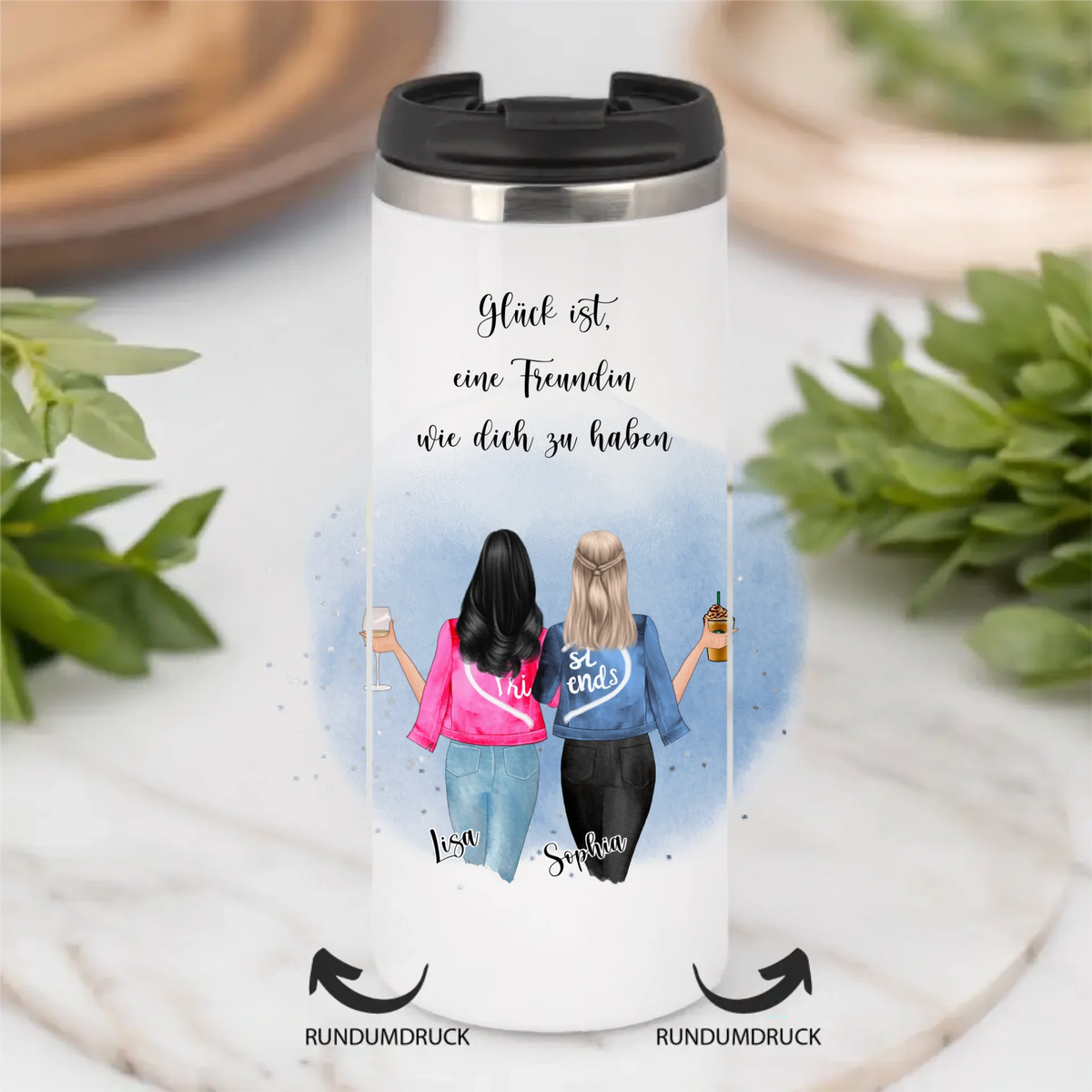 Beste Freundin Tasse / Thermobecher