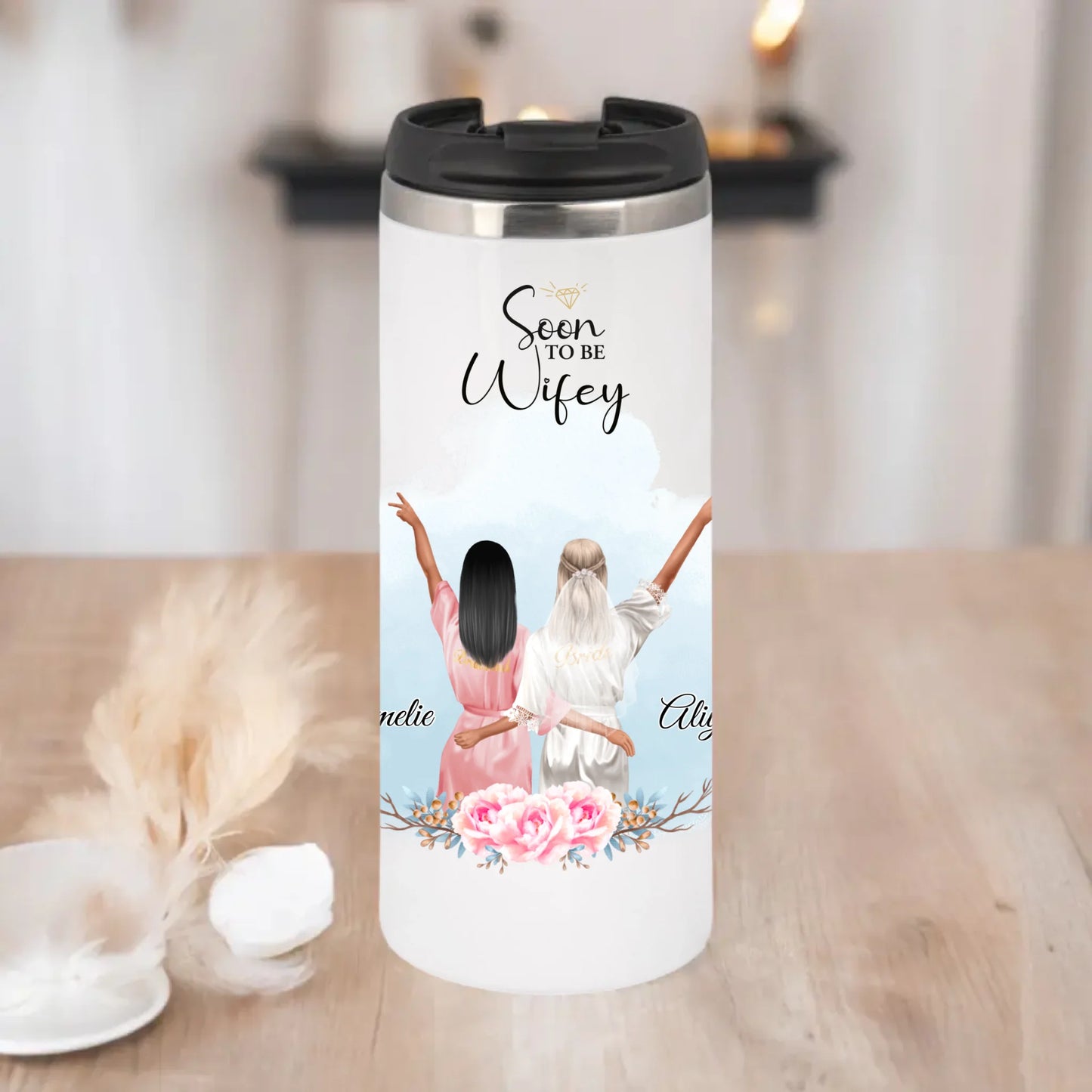 Braut & Freundin Tasse / Thermobecher