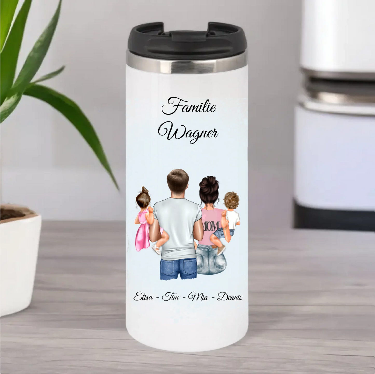 Mama Papa & 2 Babys Tasse / Thermobecher