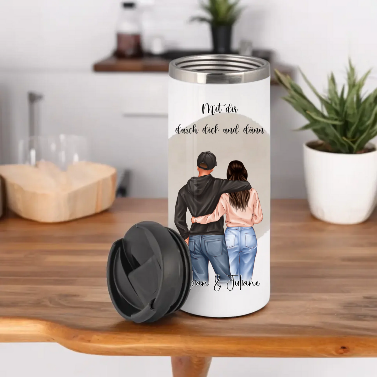 Personalisierte Paar Tasse / Thermobecher
