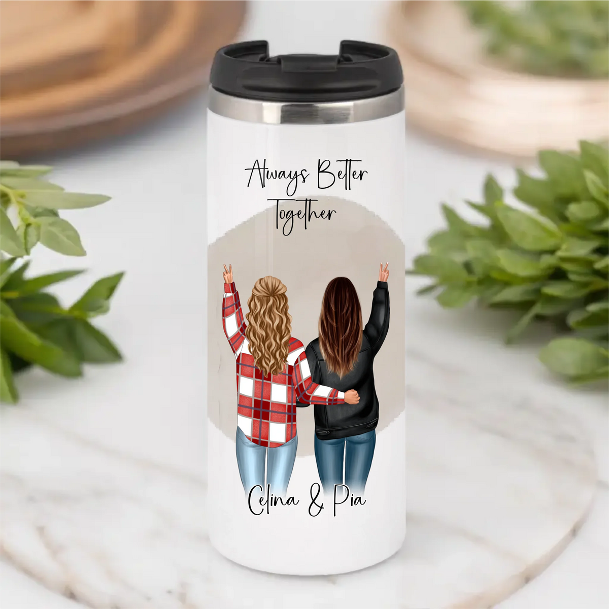 Freundin Tasse / Thermobecher