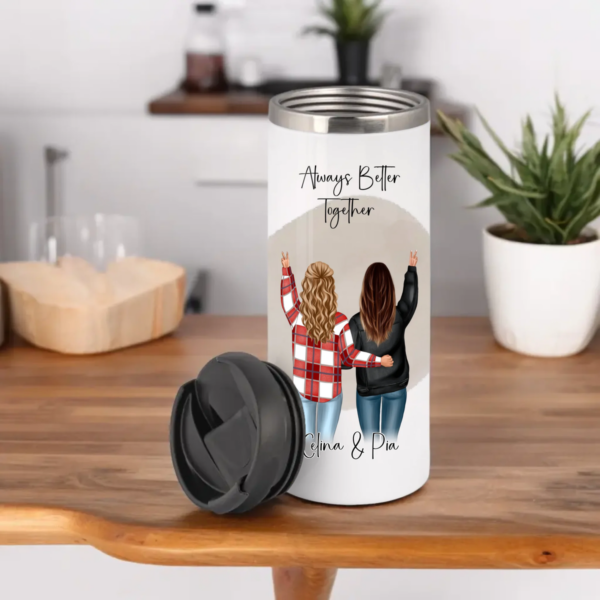 Freundin Tasse / Thermobecher
