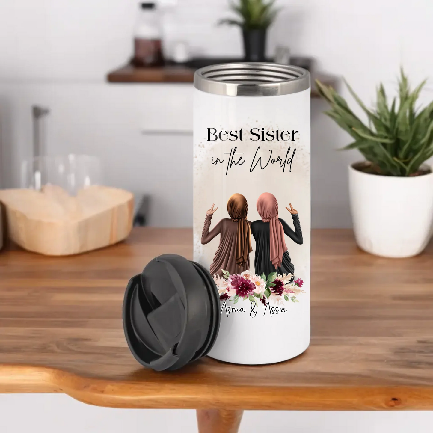 Hijab/Haare 2-4 Freundinnen Tasse / Thermobecher