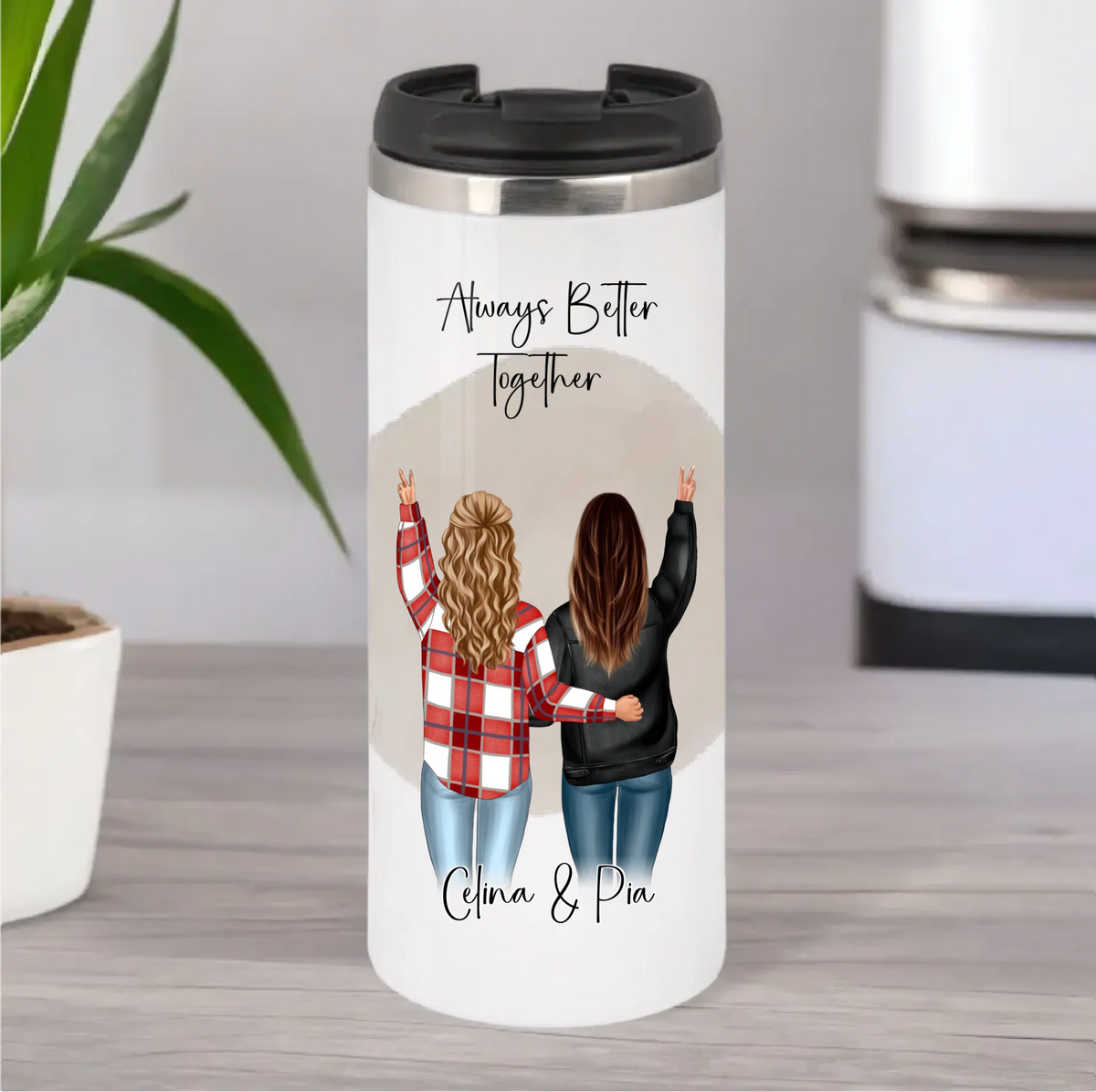 Freundin Tasse / Thermobecher