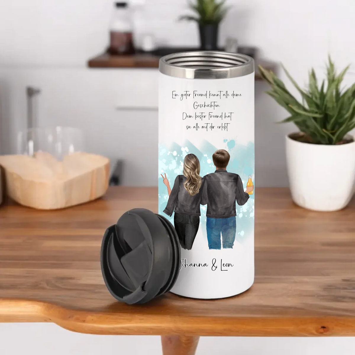 Bester Freund & Beste Freundin Tasse / Thermobecher