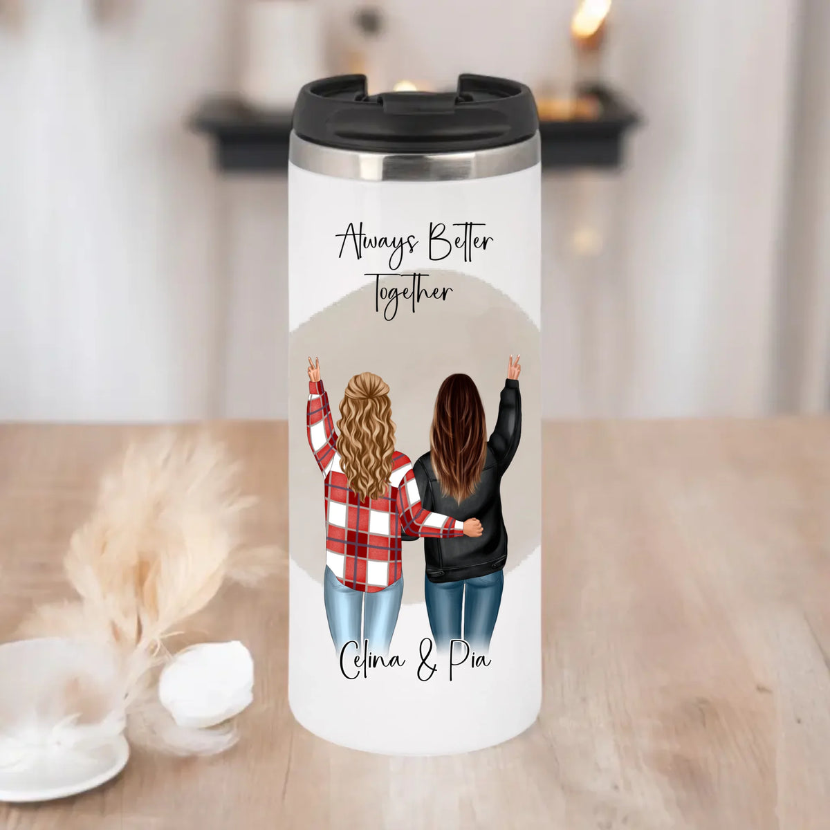 Freundin Tasse / Thermobecher
